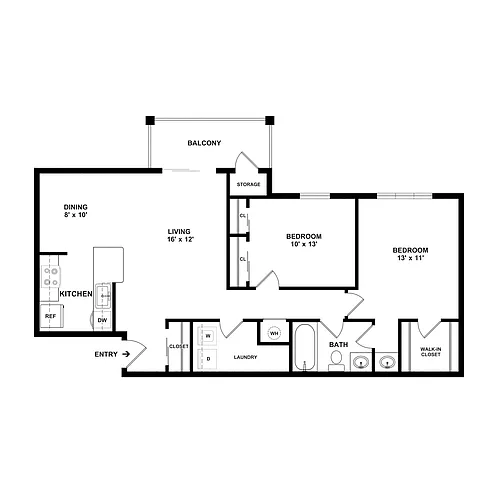 Floor plan Barclay - B1A Workforce Program (Income Limits)