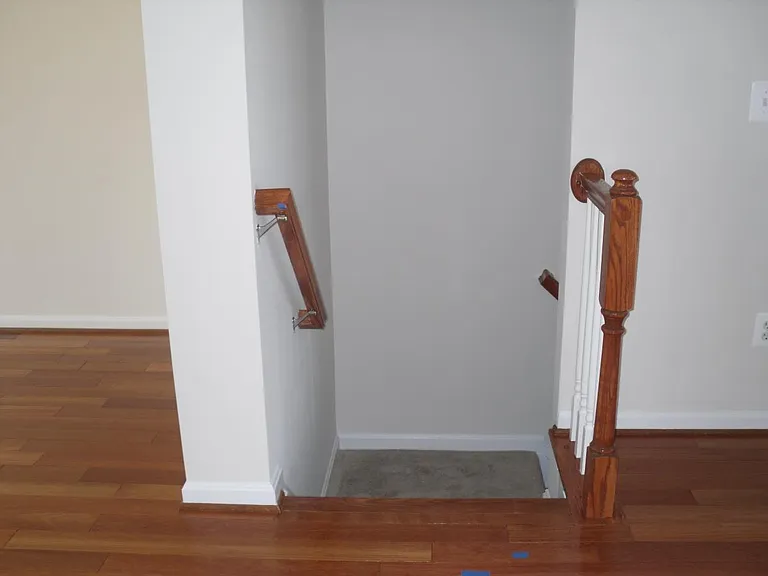 Stairs down to basement