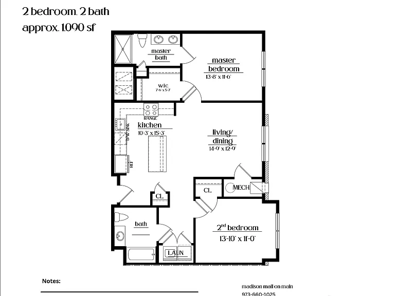 Madison Mall on Main Luxury Apartments — Photo 27
