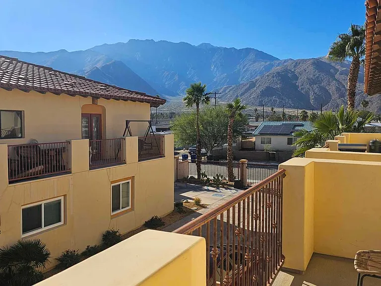 View from private balcony
