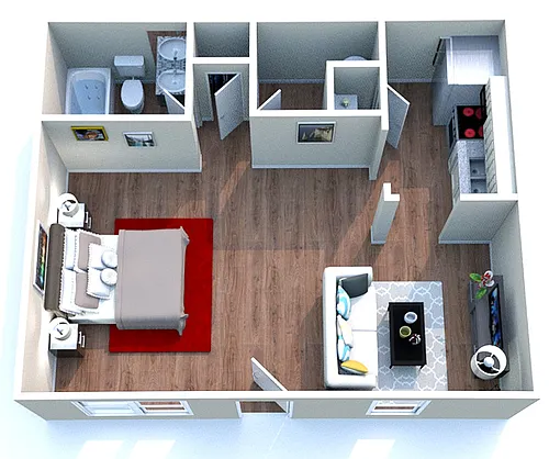 Floor plan Studio