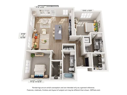 Floor plan The Palomino