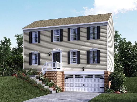 Elevation T Siding Facade with Opt Garage Door