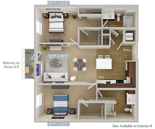 Floor plan B4-1090-A