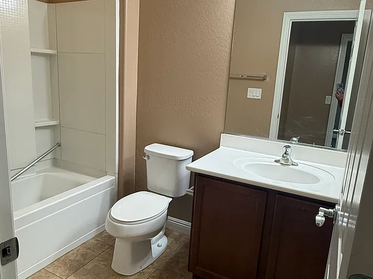 dedicated bath across from bedroom #2