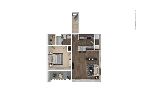Floor plan A1A - First Colony