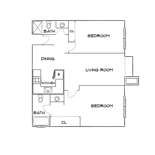 Floor plan Design 2C20 Premier