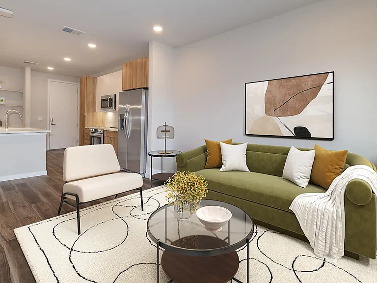 Living Room with Hard Surface Flooring