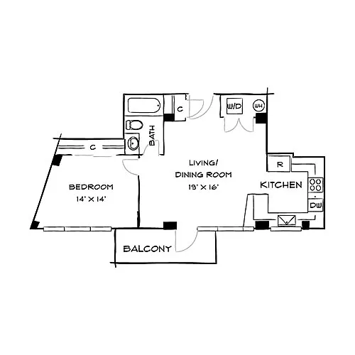 Floor plan Birch Premier