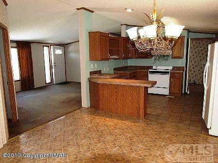 view of kitchen & LR