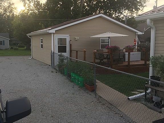 Partially fenced yard