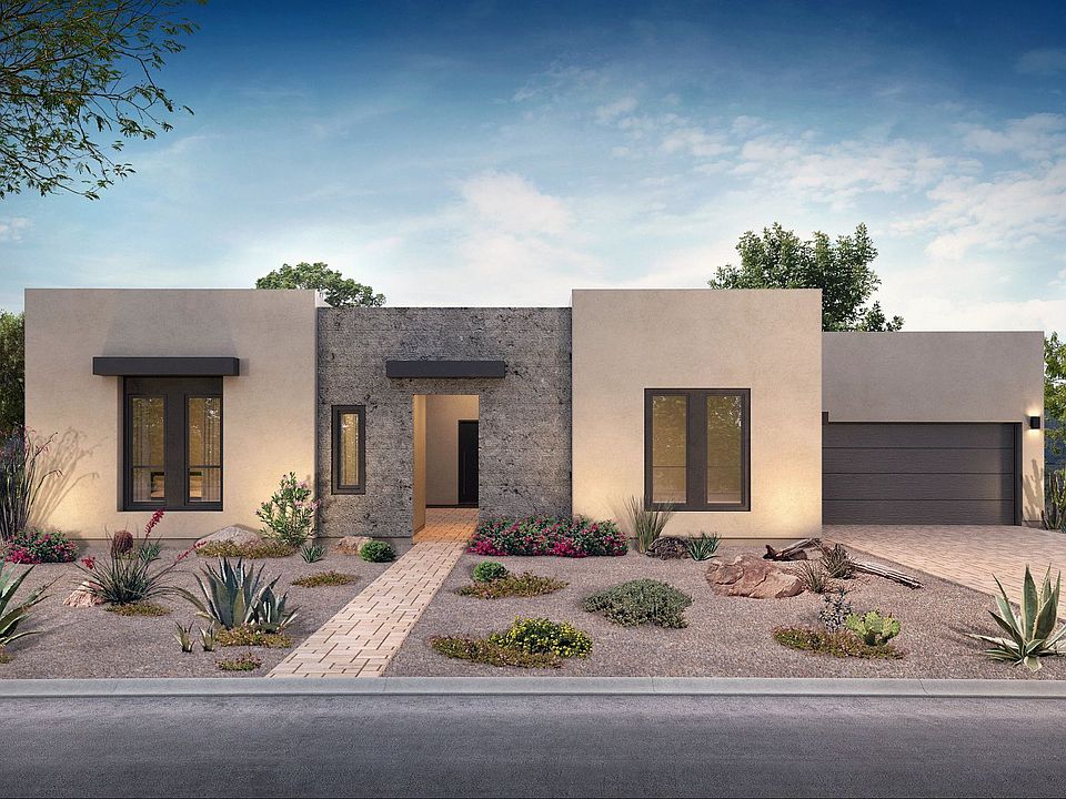 Plan 7023 Exterior A Desert Adobe