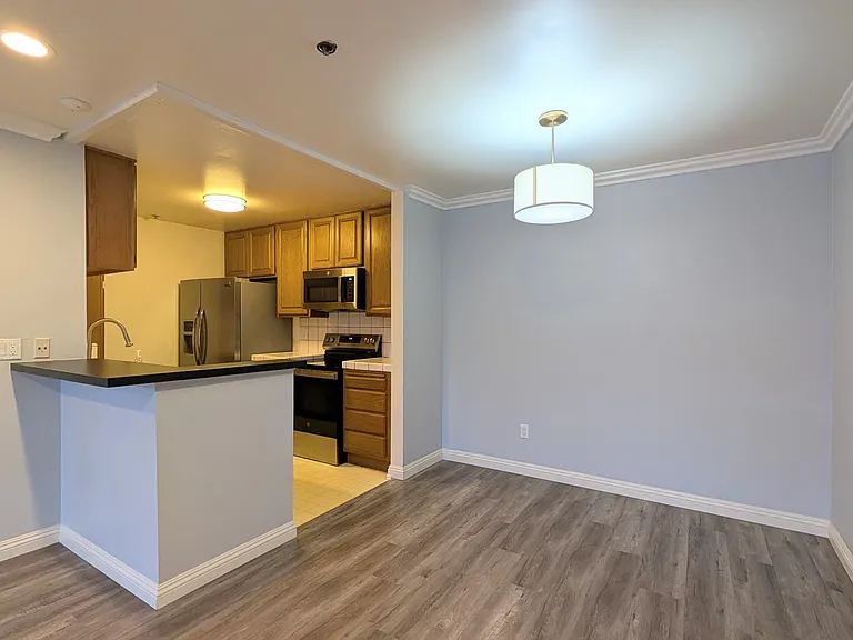 Dining area next to kitchen