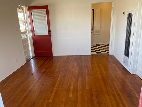 Living room looking to kitchen