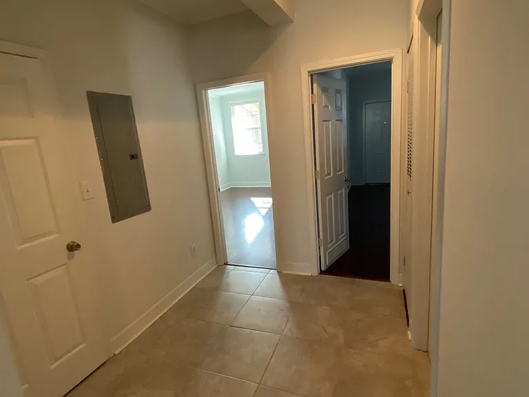 Hallway to baths and bedrooms