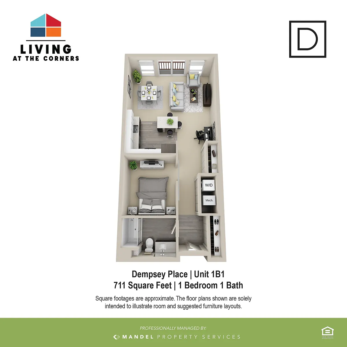 Floor plan 1B1