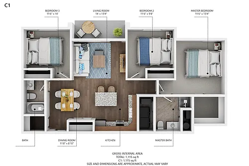 Floor plan C1
