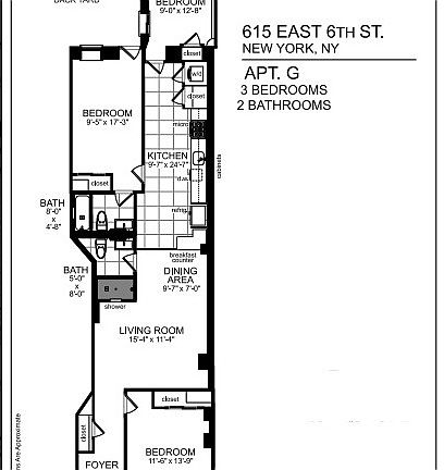 2nd image of 615 E 6th St APT G