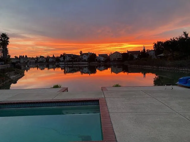 Backyard view.