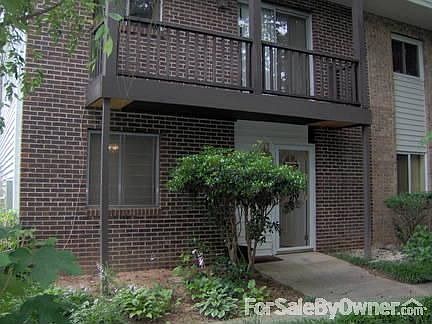 Front door to 1st floor living room : Balcony off 2nd floor kitchen