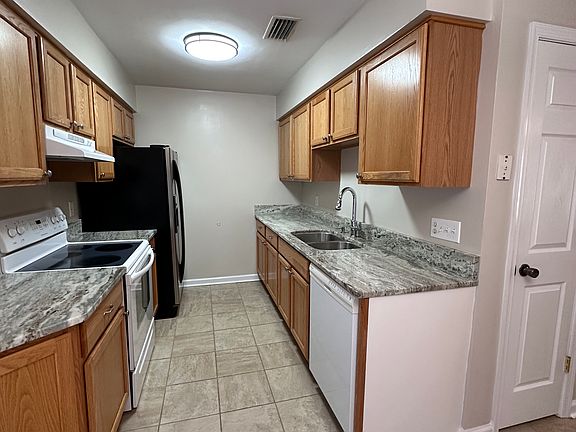 Kitchen. Pantry door on right
