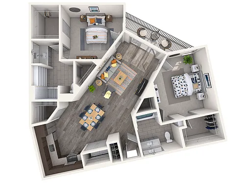 Floor plan Plaid