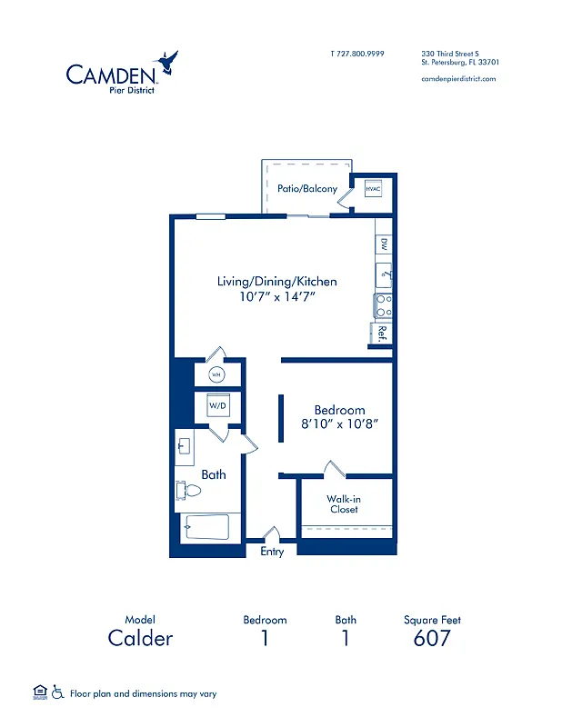 Floor plan Calder