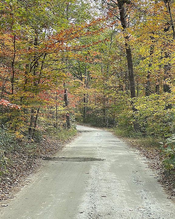 One lane road land is off of