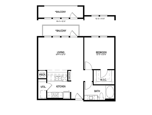Floor plan Stag's Leap 8A6