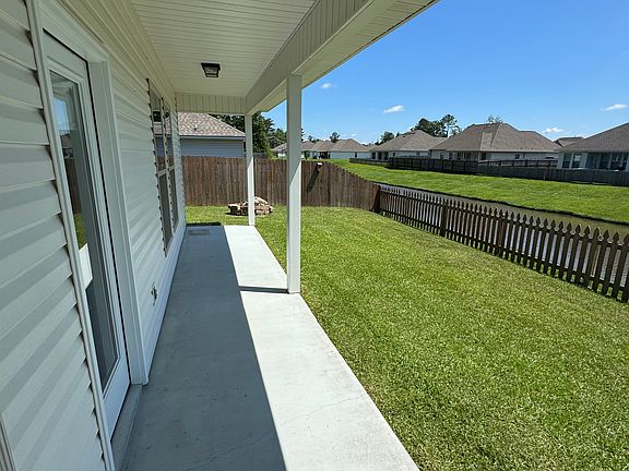 Covered back porch