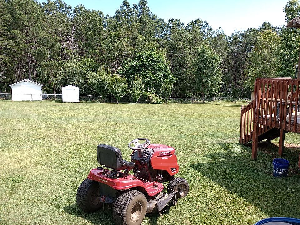 Large back yard