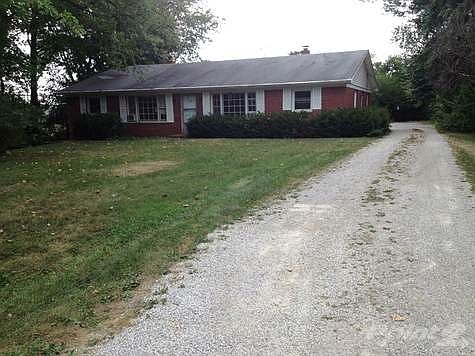 Front view from road