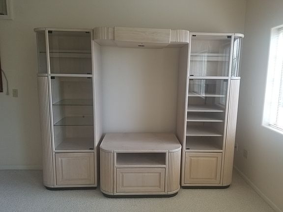 Entertainment center in main living area