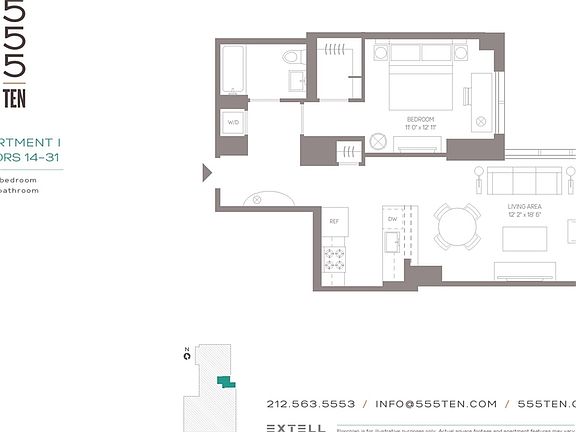 2nd image of 555 10th Ave APT 28I