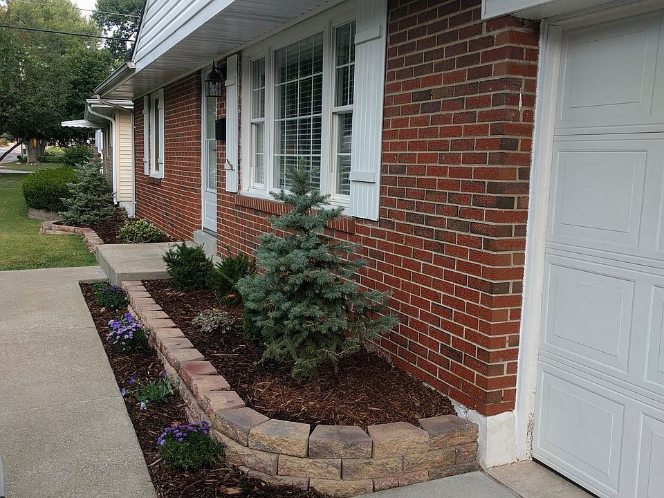 Front entrance/new landscape