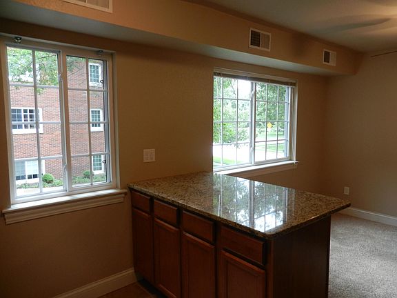 kitchen and living room view