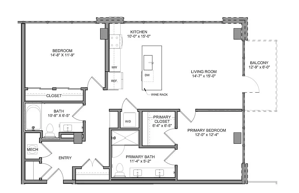 Floor plan B7