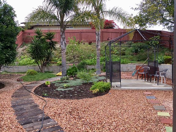 Back yard with 2nd patio.