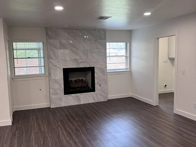 Kitchen Space & Fire Place
