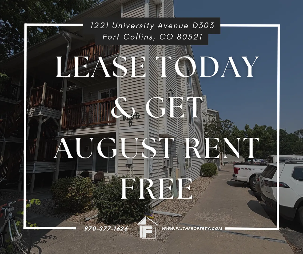 FREE August Rent | 2BR Condo Near CSU & Old Town — Photo 1