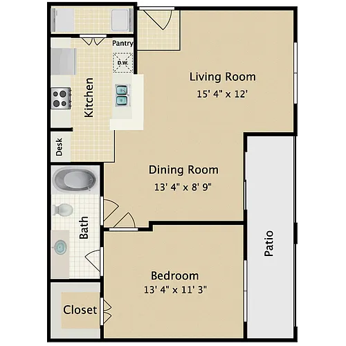 Floor plan The Harpy Eagle
