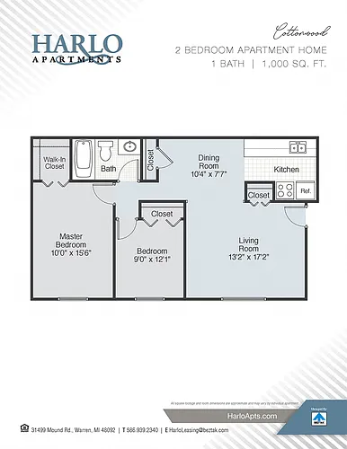 Floor plan Cottonwood