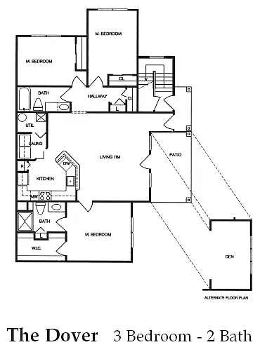 Floor plan The Dover