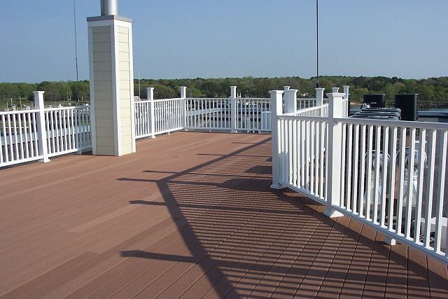 Walk around roof top deck