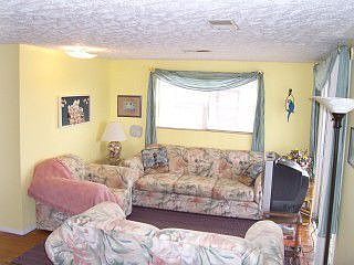 Family room with ocean view