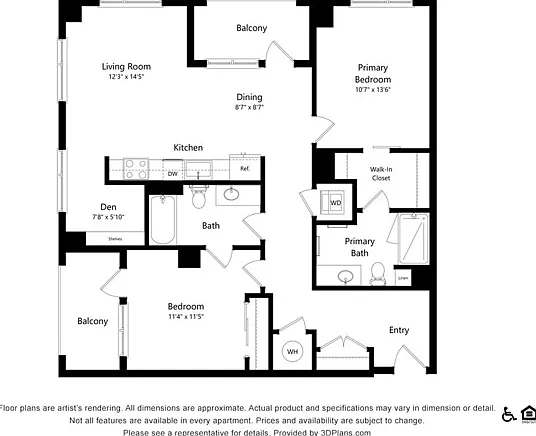 B2 | 2x2 | 1172 sq ft B2 | 2x2 | 1172 sq ft