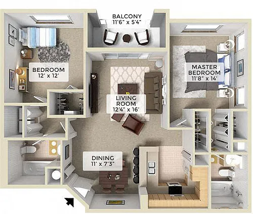 Floor plan Bougainvillea