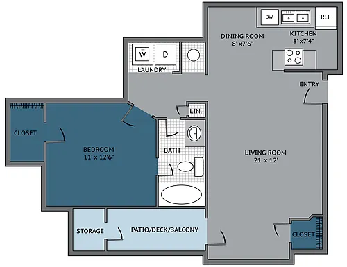 Floor plan Hudson