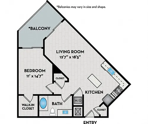 Floor plan 11F2 / Chardonnay