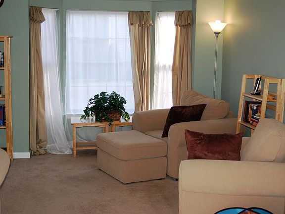 Living Room with Bay Window!